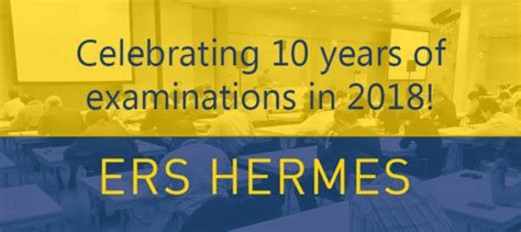 ers hermes examination|ers european exam preparation.